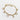 Cavigliera doppia catena con charms cuore