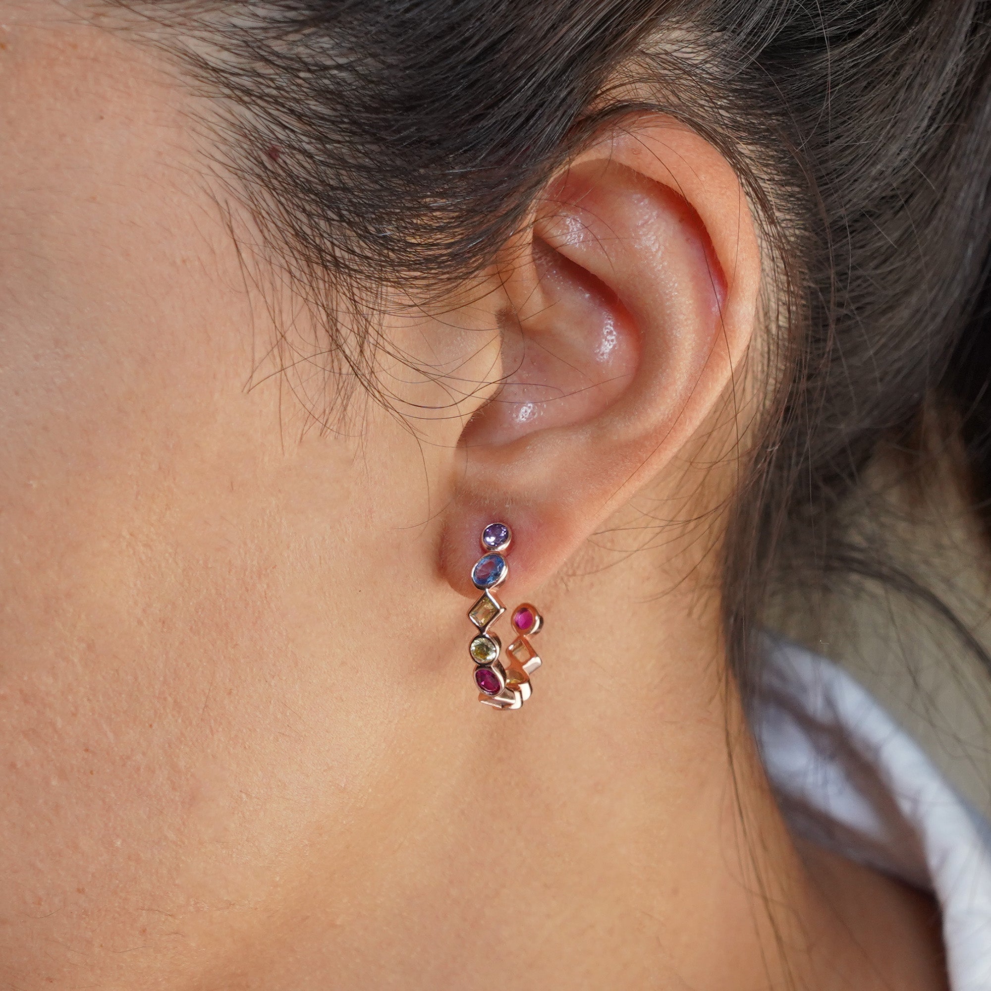 Engelsrufer Orecchini in argento Lisa con zirconi ERE LISA ZI CR donna
